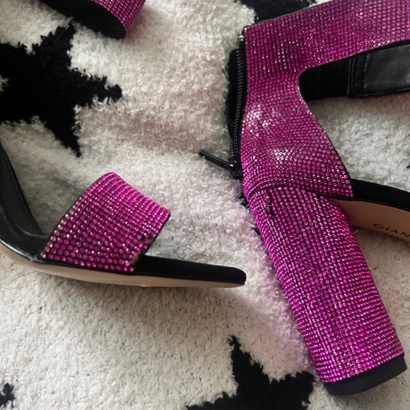 Gianni Bini Ronilynn Bling Jewel Embellished Dress Sandals - Picture 5 of 5